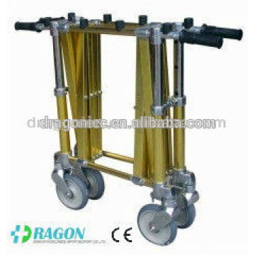 Chariot de cercueil de transport mortuaire en aluminium DW-TR004